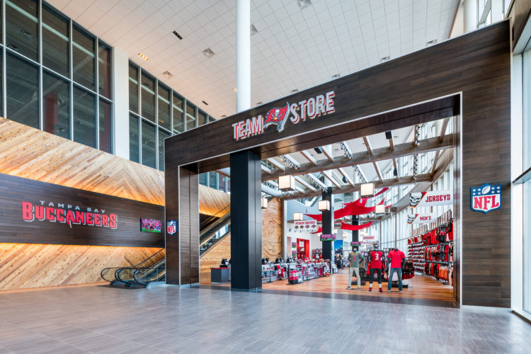 buccaneers team store at raymond james stadium